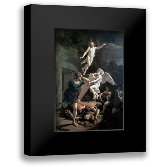 van der Werff, Adriaen 11x14 Black Modern Framed Museum Art Print Titled - Resurrection