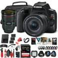 thumbnail image 1 of Canon EOS Rebel SL3 DSLR Camera with 18-55mm Lens (Black) (3453C002) + Canon EF, 1 of 8