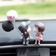 thumbnail image 5 of Couple Action Statue Car Interior Decoration Ornament Anime Dashboard Decoration, 5 of 13
