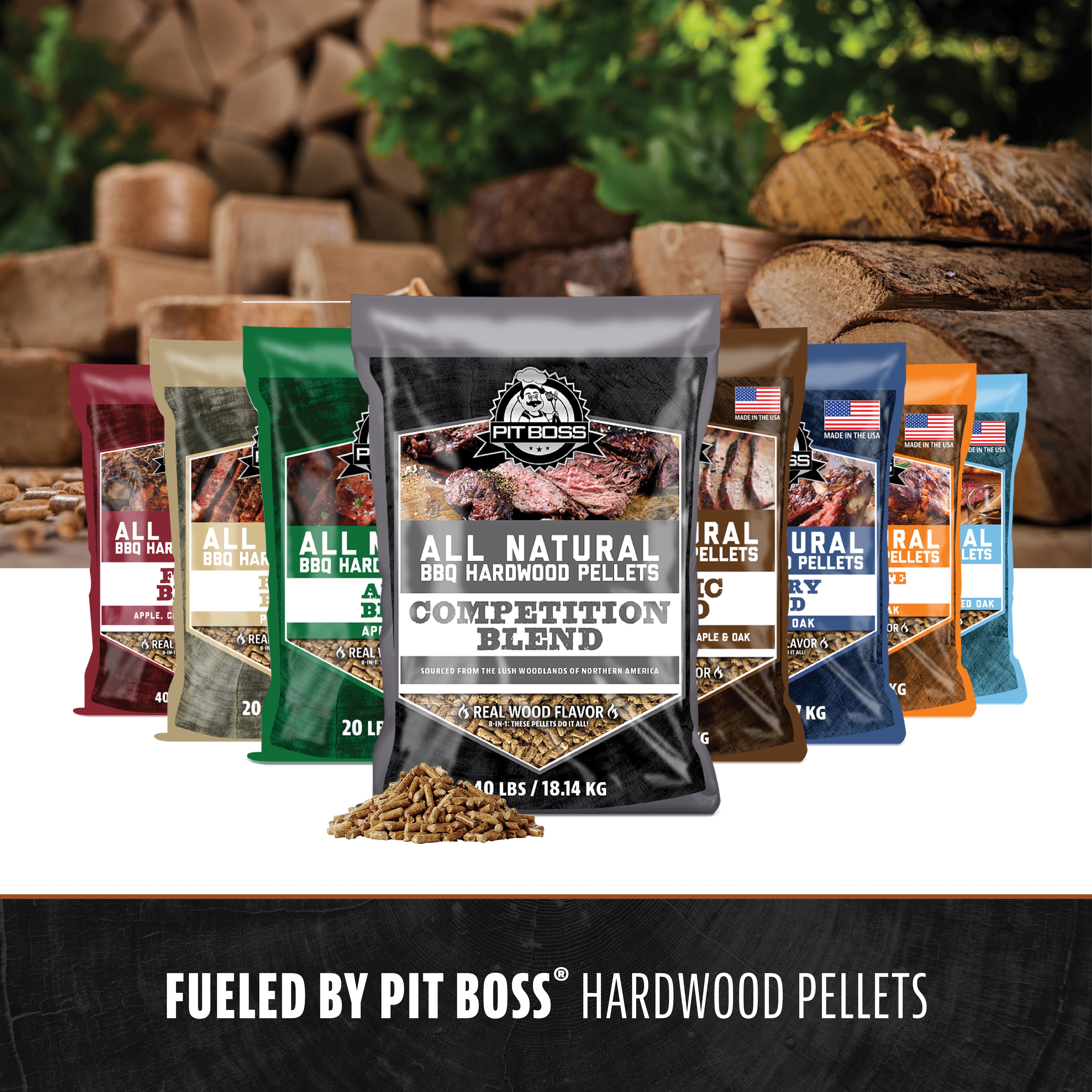Pit Boss Vertical Smoker, 3-Series 1100 Square Inch Wood Fired Pellet Smoker with Wi-Fi Capability, Onyx Series