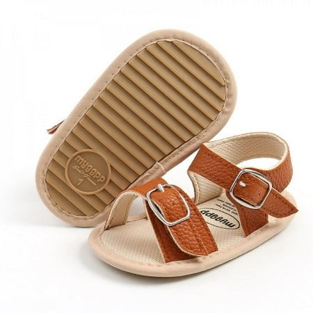

Promotion!Summer Baby Kid Boy Girl Sandals Newborn Leather Soft Sole Crib Shoes
