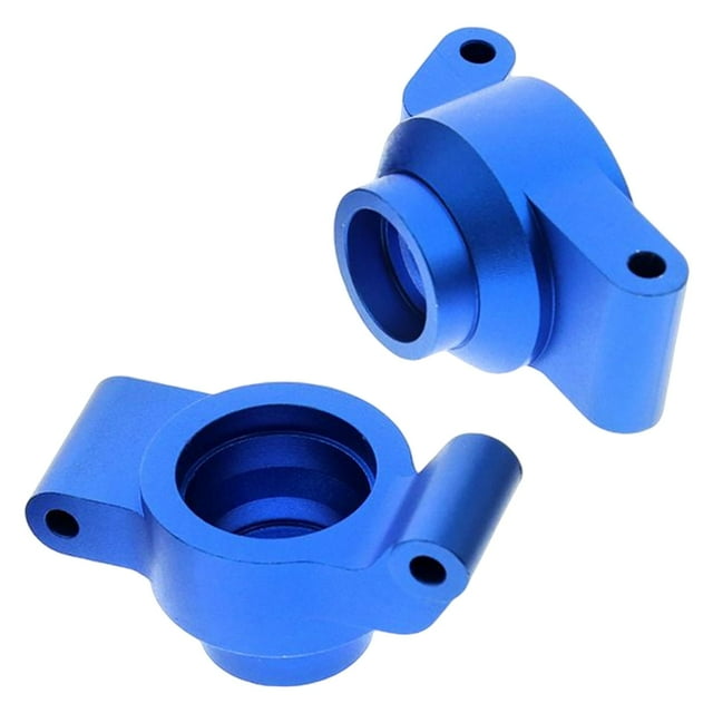 Copa de dirección trasera de Metal RC, piezas de repuesto, accesorios para 1:10, vehículos modificados DIY, modelo de coche, coche de Hobby Azul