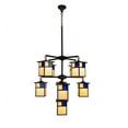 thumbnail image 5 of MEYDA 123938 32 in. W Hyde Park T Mission 9 Light Chandelier, 5 of 5