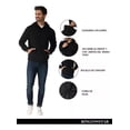 thumbnail image 4 of Sudadera Hombre Basica Ligera Gorro Jaretas Bolsa Canguro, 4 of 8