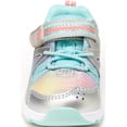 thumbnail image 3 of Stride Rite Girls Made2Play Journey Adaptable Athletic Sneaker, Silver/Multi, 8.5 Wide Toddler, 3 of 7