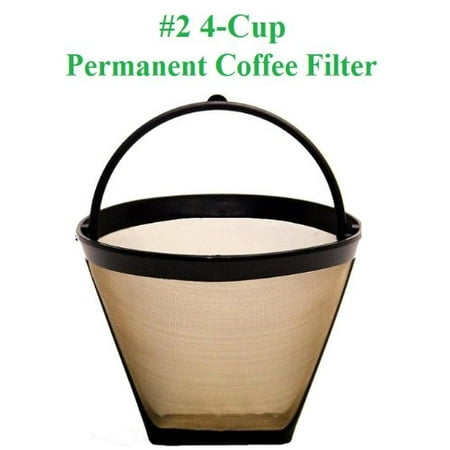 

1 X 4-Cup Cone Shape Permanent Coffee Filter fits Mr. Coffee 4 Cup Coffeemakers