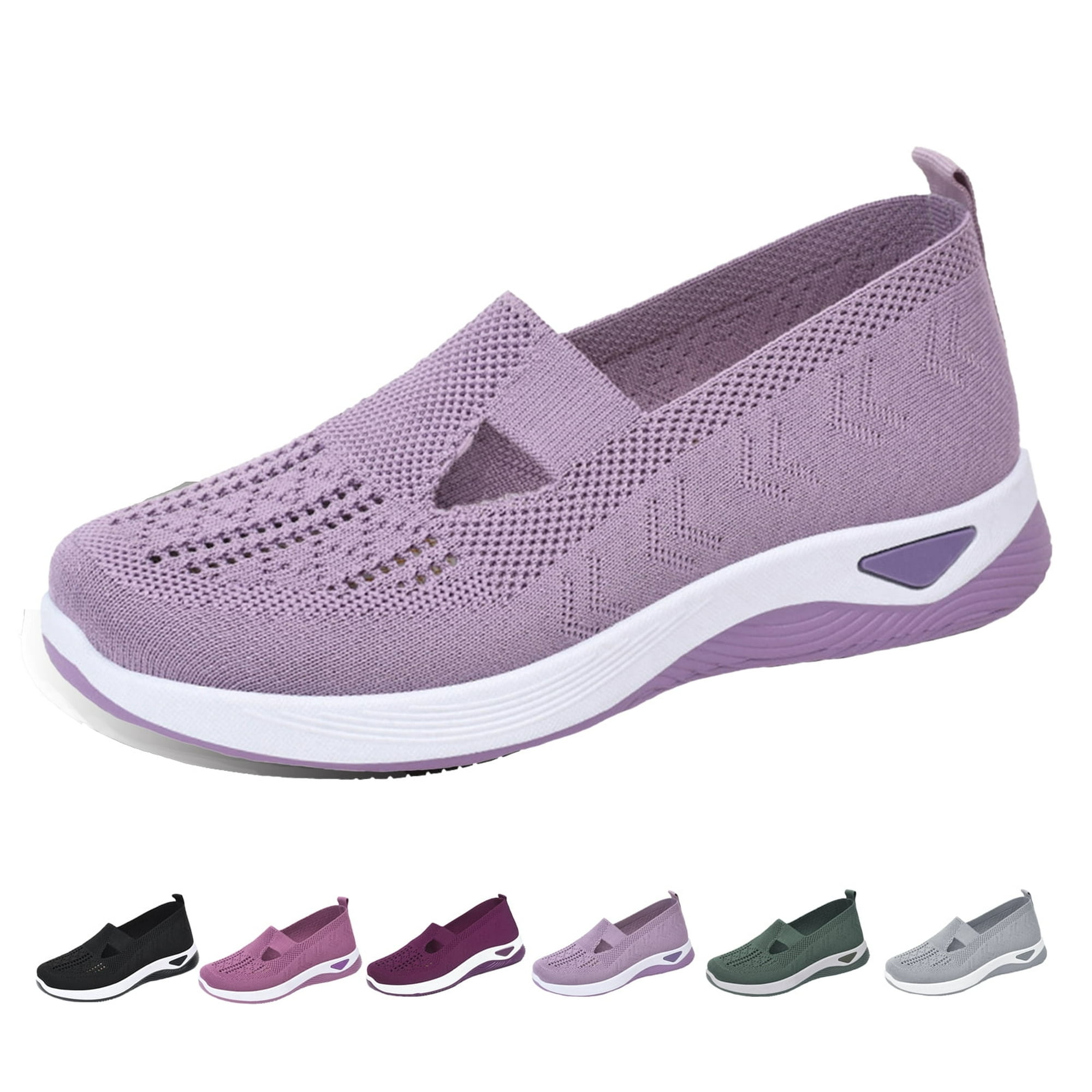 TKFASHION Orthopedic Shoes for Women Breathable Soft Slip On