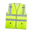 thumbnail image 3 of Reflective Vest Reflective Safety Jacket Multifunctional Comfortable Men Construction Vest Construction Gear for Indoor Workers Construction 2XL, 3 of 10