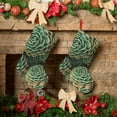 thumbnail image 6 of Lsque Succulents Pattern 18 Inch Christmas Stockings, Festive Holiday Stocking for Christmas Decorations Holiday Decor, 6 of 8
