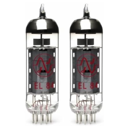 EL84/6BQ5 Power Vacuum Tube Pair - Audio Amplifier Replacement Tubes - High Performance 6BQ5 EL84 Tubes for Guitar Amps, Hi-Fi Systems & More