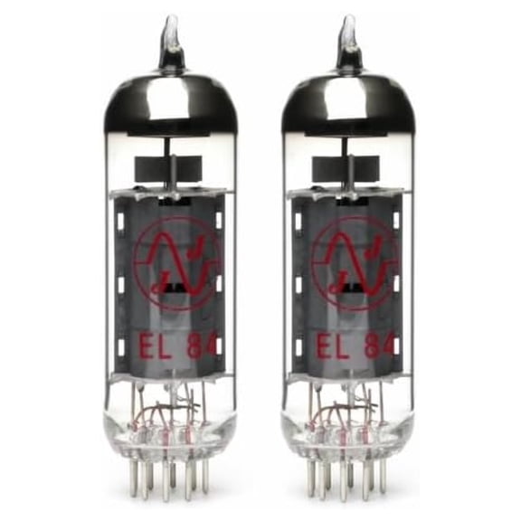 EL84/6BQ5 Power Vacuum Tube Pair - Audio Amplifier Replacement Tubes - High Performance 6BQ5 EL84 Tubes for Guitar Amps, Hi-Fi Systems & More