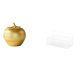 thumbnail image 1 of Adorno moderno de escultura de fruta de resina y cesta organizadora de pared de alambre de metal para estantería de mesa, cocina, baño, dormitorio, of, 1 of 8