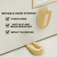 thumbnail image 6 of Door Stopper under $5! CQCYD Silicone Door Stopper for Home, No Drill Wall Protector, Windproof Door Holder for Interior Doors, 6 of 8