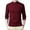 Burgundy, variant on SWSMCLT Men's Soft Pullover Fall Half Zip Long Sleeve Sweater Knit Zip Spring Turtleneck Winter Pullover Black 36