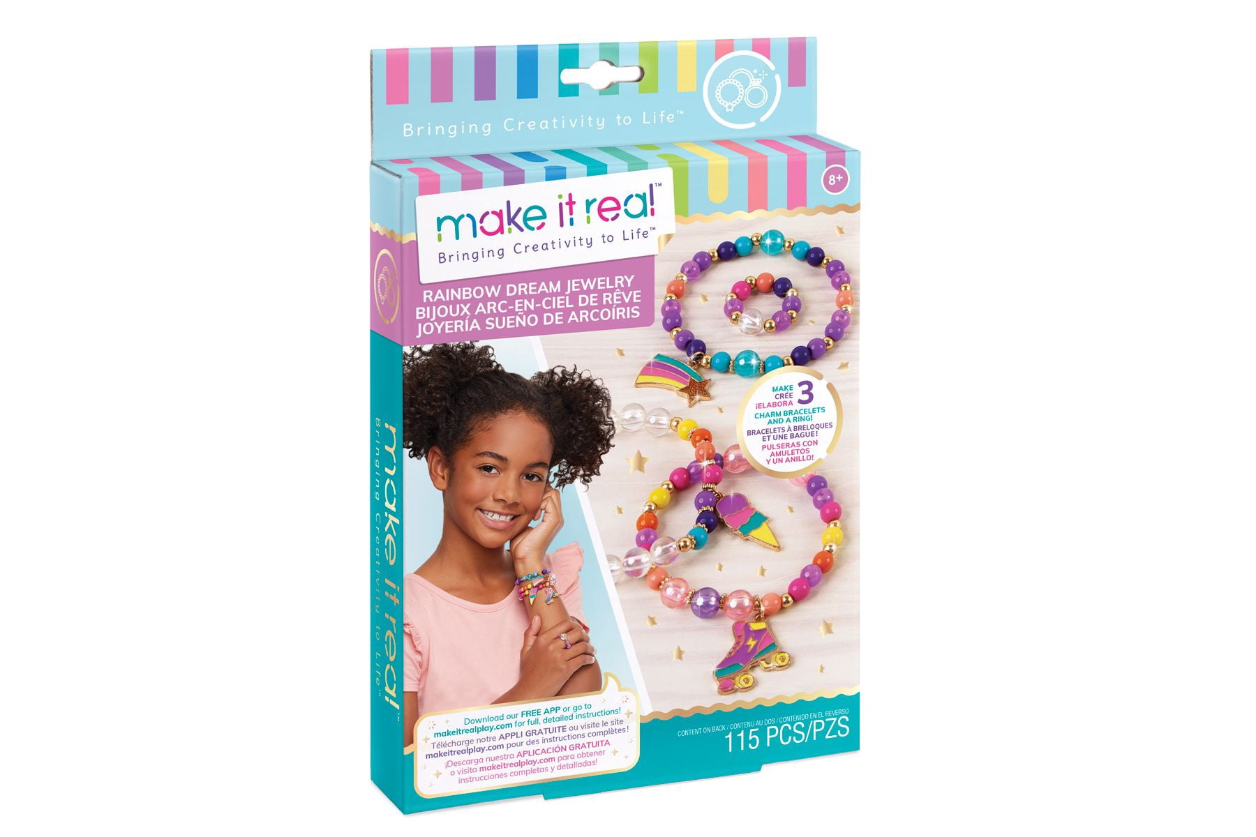Rainbow Dream Jewelry Kit for Kids by Make It Real
