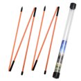 thumbnail image 1 of Golf Alignment Sticks 2 Sets 48inch Alignment Practice Rods Collapsible 6 Colors Golf Alignment Sticks Golf Swing Training Tools Orange, 1 of 6