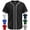 Black, variant on Exxact Sports Blank Baseball Jersey Men, Full Button Down Plain Baseball Jersey, Sports Uniforms Men Women Jersey - (Royal Blue,A2XL)