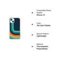 thumbnail image 6 of 70s Color Palette Case Compatible with iPhone 14,Aesthetic Art Design TPU Bumper Cover Case, 6 of 6
