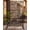 Black A, variant on Rustproof Metal Privacy Screen for Outdoor - 75" H x 48" W Decorative Steel Fence Panel - Modern Freestanding Divider for Patio, Garden, Yard, Balcony, Pool - Black, QR Code Design