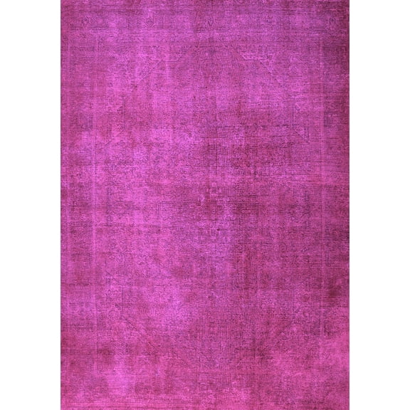 Ahgly Company Indoor Rectangle Persian Purple Traditional Area Rugs, 5' x 7'