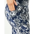 thumbnail image 3 of Joyspun Women's 7/8 Floral Tight-Legging, Sizes S to 2XL, 3 of 4