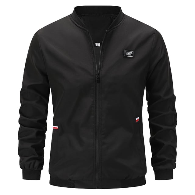 Mens Casual Solid Color Outdoor Trench Coat with Lapel Pocket Design for Versatile Layering Comfort