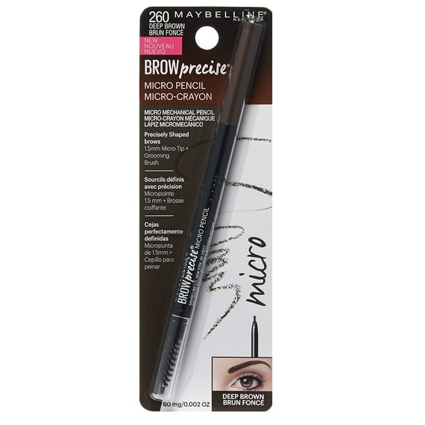 Maybelline Brow Precise Micro Pencil, 260 Deep Brown