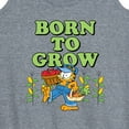 thumbnail image 3 of Garfield - Born To Grow - Women's Racerback Tank Top, 3 of 5