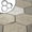 B, variant on ZOURIH Hexagon Pavement Mold,11.8"×11.8"×1.7" Reusable Walk Path Maker,Concrete Cement Pavement Mold for DIY Garden Concrete Path,Patio Lawn Walkway,Yard Floor Paving,A