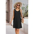 thumbnail image 4 of Women'S Summer Beach Vacation Dress Black L, 4 of 8