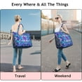 thumbnail image 5 of Purple Ethnic Mandala Pattern Travel Tote Bags for Women Carry On,Large Weekender Bags for Women Travel,Multi Functional Duffle Bag for Work,Shopping,Sports, 5 of 5