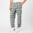 thumbnail image 3 of CHENge Big and Tall Pants Casual Straight Fit Solid Color Casual Pants Quick Dry Pleated Slacks Summer Beach Trousers, 3 of 4