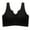 Black BKL2, variant on T Shirt Bra Women's Underwear Front Snaps Lace No Underwire Bras Solid Color Breathable Brassiere Loose Daily Wear Beige L