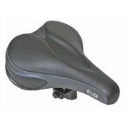 Cloud-9 Mens Bicycle Comfort Seat Springs, Relief Channel Multi-Stage Foam Black