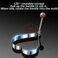 thumbnail image 6 of Dtchengua 2 Pc Stainless Steel Egg Cooking Rings, Round Pancake Mold for Frying Eggs,Omelet and Muffins, Non-stick Fried Egg Mold Ring Egg Cooker, 6 of 6