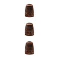 thumbnail image 4 of bedienty Knitting Rings Finger for Protection Thimble Adjustable Sewing Loop Specially-designed Crochet Tools for Home Yarn Crafts Rose Gold Ring 3Set, 4 of 6