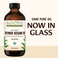 thumbnail image 4 of Banyan Botanicals Refined Sesame Oil – Organic Sesame Oil for Skin, Body, Hair & More – Multiple Sizes – 8 oz – Non GMO Sustainably Sourced Vegan, 4 of 8