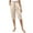 Khaki, variant on yillto Womens Capris Elastic Waist Causal Summer Cropped Pant Knee Length Loose Shorts with Pockets