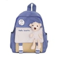 thumbnail image 1 of TIEVOSA Cute Patchwork Backpack for Stylish School Bag Daily Commute Casual Wear Durable Lightweight Comfortable Design, 1 of 2
