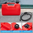 thumbnail image 4 of Upgraded Portable Marine Fuel Tank – 12L/3 Gallon HDPE Outboard Engine Gas Tank with 10Ft Hose & Gauge, UV-Resistant, I-Shaped Handle, Easy-Carry, for Boats, Yachts, Fishing, 4 of 7