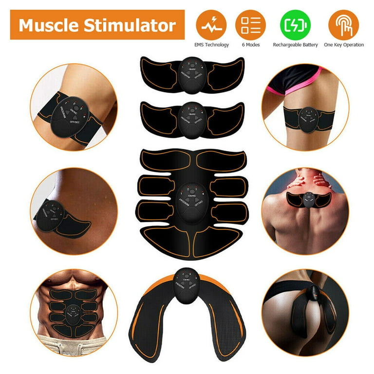 Abdominal EMS ABS Muscle Stimulator Belt Home Fitness Toning Belly Waist Trainer Walmart