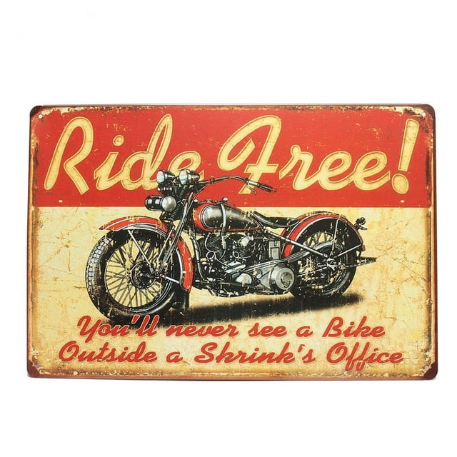 Placa de Pared Arte de Cartel Signo Lata de Metal época Hoja Adorno Hogar Bar Café Motocicleta 25 Sunnimix Muestra del metal de la vendimia