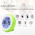 thumbnail image 4 of Despertador con pantalla táctil, reloj de asiento redondo, reloj higrómetro electrónico Zhivalor BST3006290-1, 4 of 7