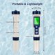 thumbnail image 5 of 5-in-1 Electronic PH Meter Tester, PH Meter with Backlit LCD Display, Water Quality Tester for Testing pH/TDS/EC/Temperature/Salinity, for Drinking W, 5 of 5