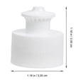 thumbnail image 2 of Soimiss 30Pcs Lightweight White Sport Bottle Caps with Easy Pull Design, 2 of 8