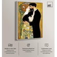 thumbnail image 2 of Kiss with Cat Canvas Modern Art Prints by Art Remedy, Silver Frame, 10 x 15, 2 of 7