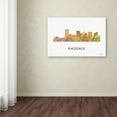 thumbnail image 3 of Trademark Fine Art 'Phoenix Arizona Skyline WB-1' Canvas Art by Marlene Watson, 3 of 3