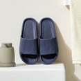 thumbnail image 3 of Modisza Shower Shoes for Men Women Non Slip Quick Drying Slides Dorm Bathroom Arch Support Sandals Pool Beach Slippers Size 11.5 Blue, 3 of 4