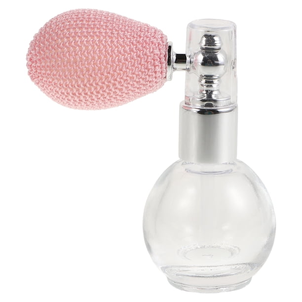 Botella de spray de polvo recargable para mujeres, botella de spray vacía, dispensador portátil de polvo brillante, contenedor de spray de polvo recargable