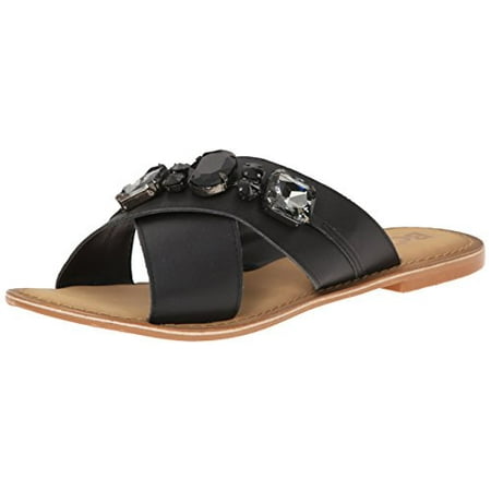 BC Footwear Women's Sphynx Dress Sandal, Black, 6 M US
